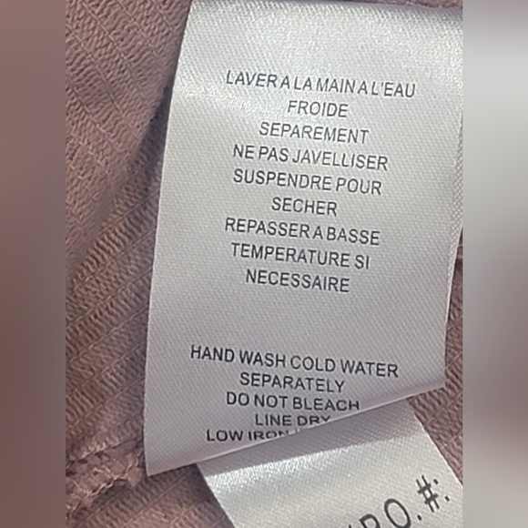 Tribal Women's Size 1X Mauve Corduroy Raw Hem Button Front Shacket, Jacket/Shirt - Picture 7 of 9